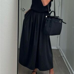 Chic Black Lightweight Women's Skirt
